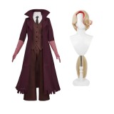 Hazbin Hotel Season 2 Charlie Morningstar Black Uniform Cosplay Costume Halloween Carnival Outfit