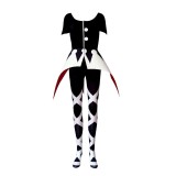 Hazbin Hotel Season 2 Camilla Black Crown Pattern Cosplay Costume Halloween Carnival Outfit