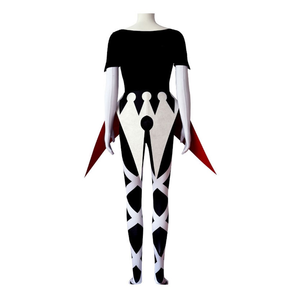 Hazbin Hotel Season 2 Camilla Black Crown Pattern Cosplay Costume Halloween Carnival Outfit
