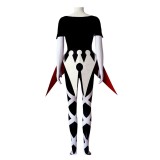 Hazbin Hotel Season 2 Camilla Black Crown Pattern Cosplay Costume Halloween Carnival Outfit