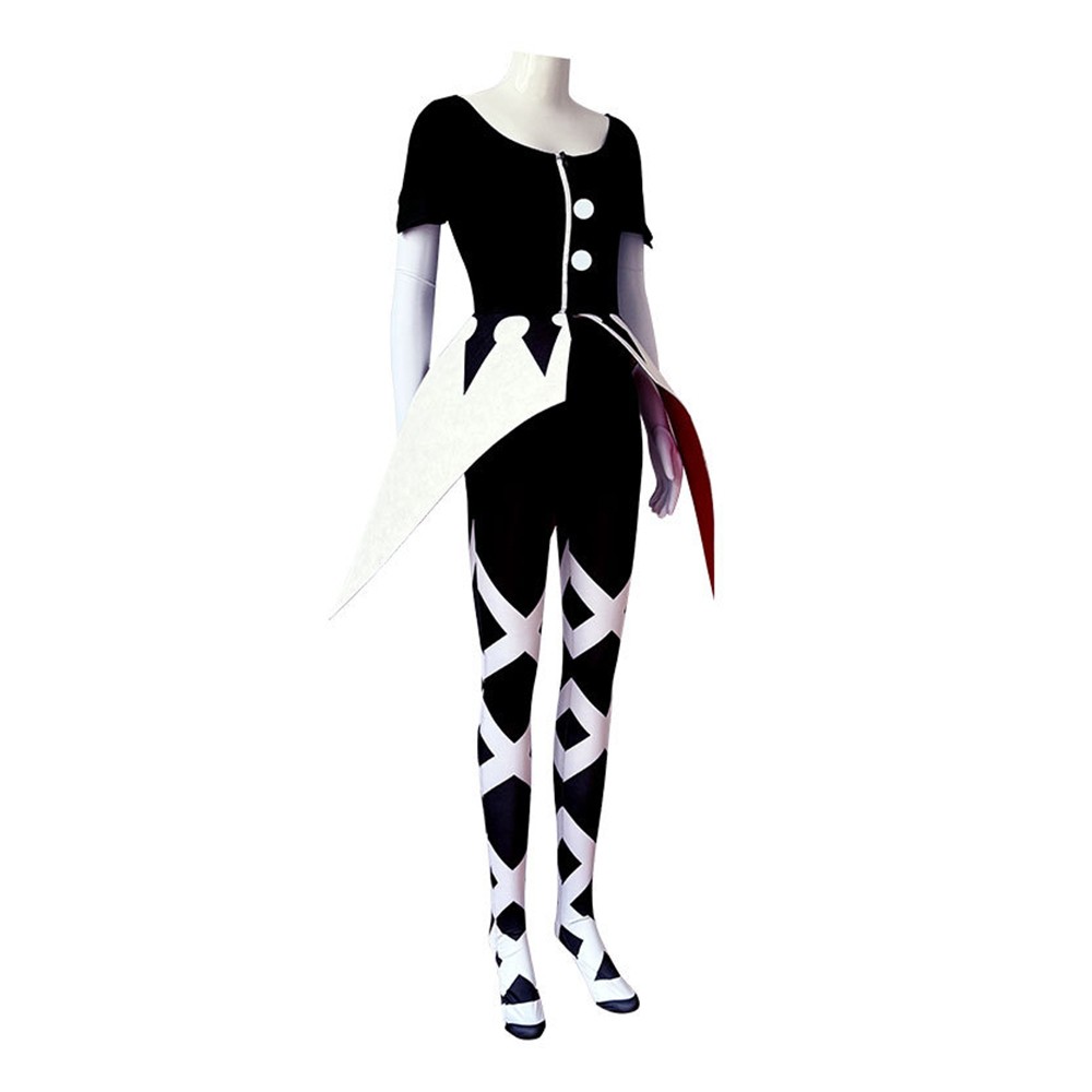 Hazbin Hotel Season 2 Camilla Black Crown Pattern Cosplay Costume Halloween Carnival Outfit
