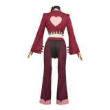 Hazbin Hotel Season 2 Angel Dust Rose Red Cosplay Costume Halloween Carnival Outfit