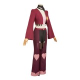 Hazbin Hotel Season 2 Angel Dust Rose Red Cosplay Costume Halloween Carnival Outfit