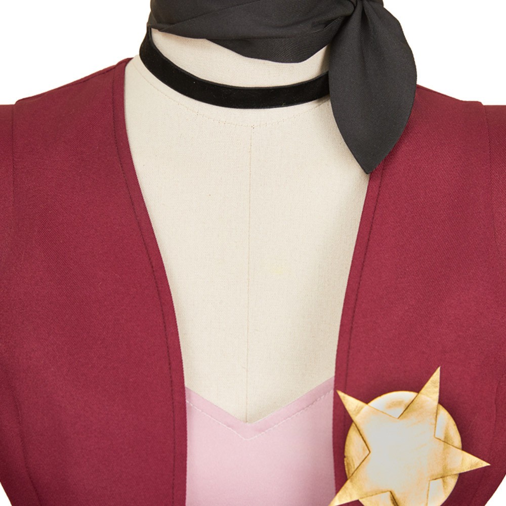 Hazbin Hotel Season 2 Angel Dust Rose Red Cosplay Costume Halloween Carnival Outfit