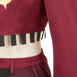 Hazbin Hotel Season 2 Angel Dust Rose Red Cosplay Costume Halloween Carnival Outfit
