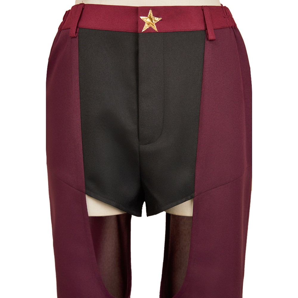Hazbin Hotel Season 2 Angel Dust Rose Red Cosplay Costume Halloween Carnival Outfit