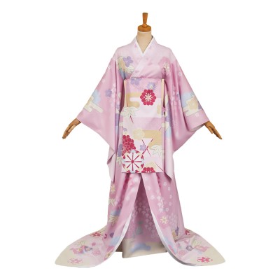 Hazbin Hotel Season 2 Angel Dust Pink Yukata Cosplay Costume Halloween Carnival Outfit
