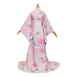 Hazbin Hotel Season 2 Angel Dust Pink Yukata Cosplay Costume Halloween Carnival Outfit