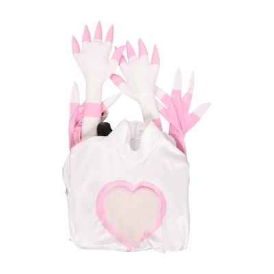 Hazbin Hotel Season 2 Angel Dust Pink White Milk Silk Cosplay Costume Halloween Carnival Outfit