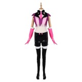 Hazbin Hotel Season 2 Angel Dust Pink Uniform Cosplay Costume Halloween Carnival Outfit