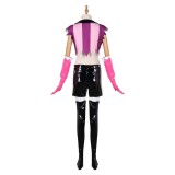 Hazbin Hotel Season 2 Angel Dust Pink Uniform Cosplay Costume Halloween Carnival Outfit
