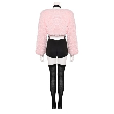 Hazbin Hotel Season 2 Angel Dust Pink Push Cosplay Costume Halloween Carnival Outfit