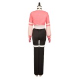 Hazbin Hotel Season 2 Angel Dust Pink Women Cosplay Costume Halloween Carnival Outfit