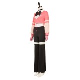 Hazbin Hotel Season 2 Angel Dust Pink Women Cosplay Costume Halloween Carnival Outfit