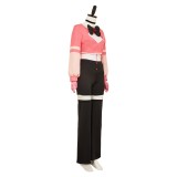 Hazbin Hotel Season 2 Angel Dust Pink Women Cosplay Costume Halloween Carnival Outfit