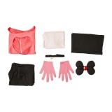 Hazbin Hotel Season 2 Angel Dust Pink Women Cosplay Costume Halloween Carnival Outfit