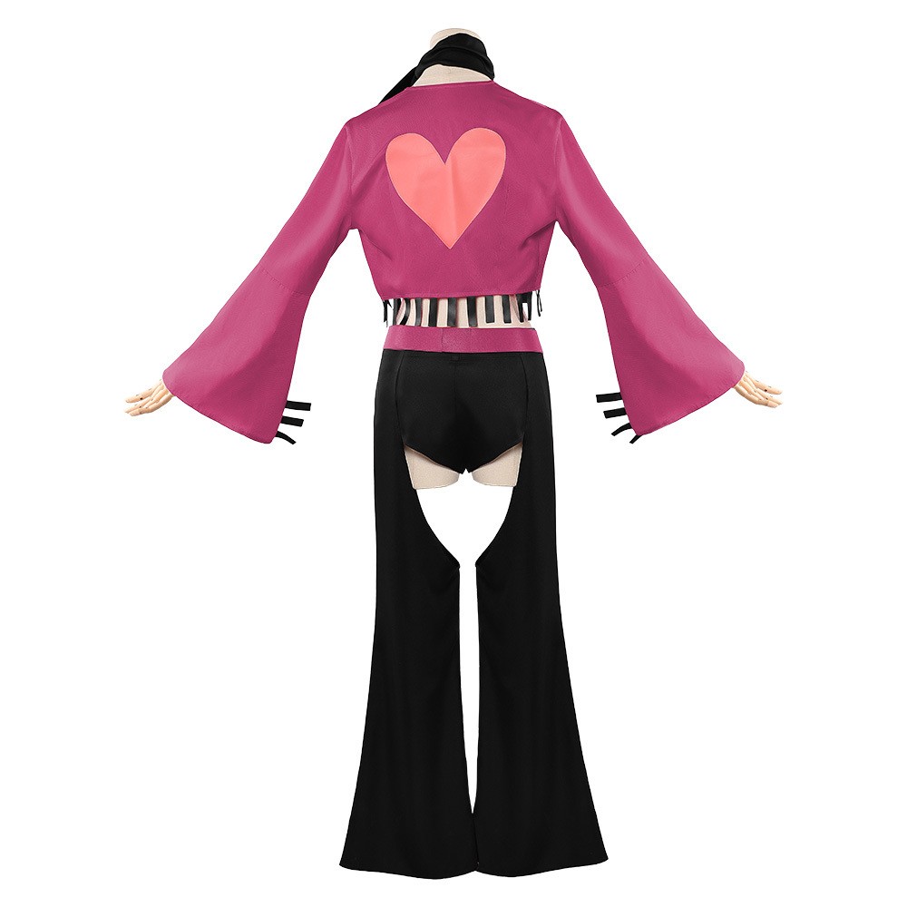 Hazbin Hotel Season 2 Angel Dust Cowboy Set Party Cosplay Costume Halloween Carnival Outfit