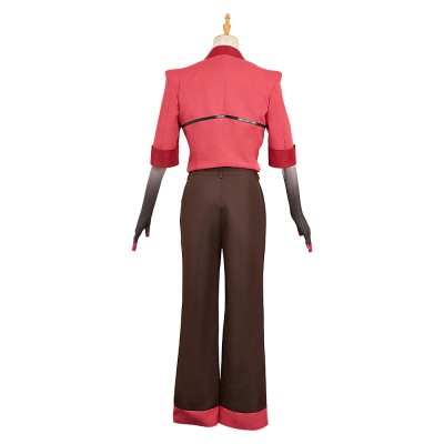 Hazbin Hotel Season 2 Alastor Red Uniform Cosplay Costume Halloween Carnival Outfit