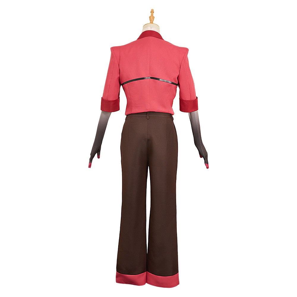 Hazbin Hotel Season 2 Alastor Red Uniform Cosplay Costume Halloween Carnival Outfit