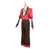 Hazbin Hotel Season 2 Alastor Red Uniform Cosplay Costume Halloween Carnival Outfit
