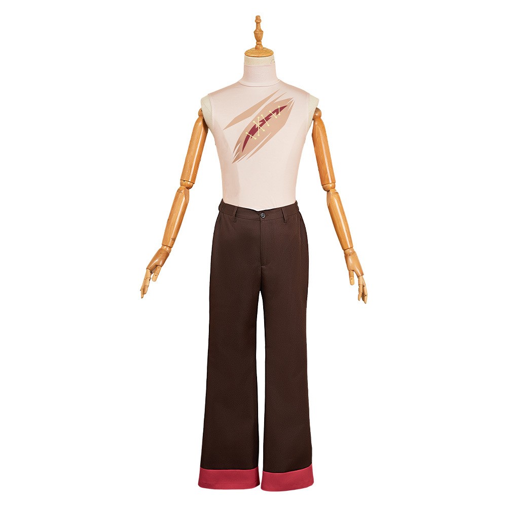 Hazbin Hotel Season 2 Alastor Red Uniform Cosplay Costume Halloween Carnival Outfit