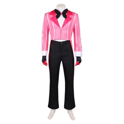 Hazbin Hotel Season 2 Alastor Cannibal Town Suit Party Cosplay Costume Halloween Carnival Outfit