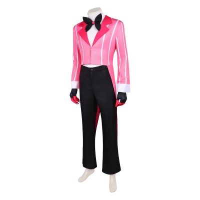 Hazbin Hotel Season 2 Alastor Cannibal Town Suit Party Cosplay Costume Halloween Carnival Outfit