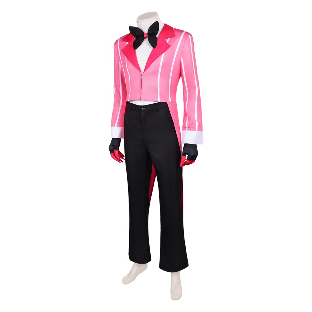 Hazbin Hotel Season 2 Alastor Cannibal Town Suit Party Cosplay Costume Halloween Carnival Outfit