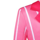 Hazbin Hotel Season 2 Alastor Cannibal Town Suit Party Cosplay Costume Halloween Carnival Outfit