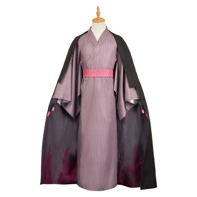 Hazbin Hotel Season 2 Alastor Black Kimono Cosplay Costume Halloween Carnival Outfit