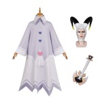 Hazbin Hotel Season 2 Adam White Cosplay Costume Halloween Carnival Outfit