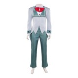 Hazbin Hotel Season 2 Vox Grey Suit Tailcoat Cosplay Costume Halloween Carnival Outfit