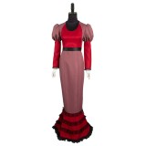 Hazbin Hotel Rosie Women Red Dress Suit Cosplay Costume Halloween Carnival Outfit