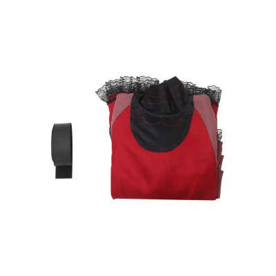 Hazbin Hotel Rosie Women Red Dress Suit Cosplay Costume Halloween Carnival Outfit