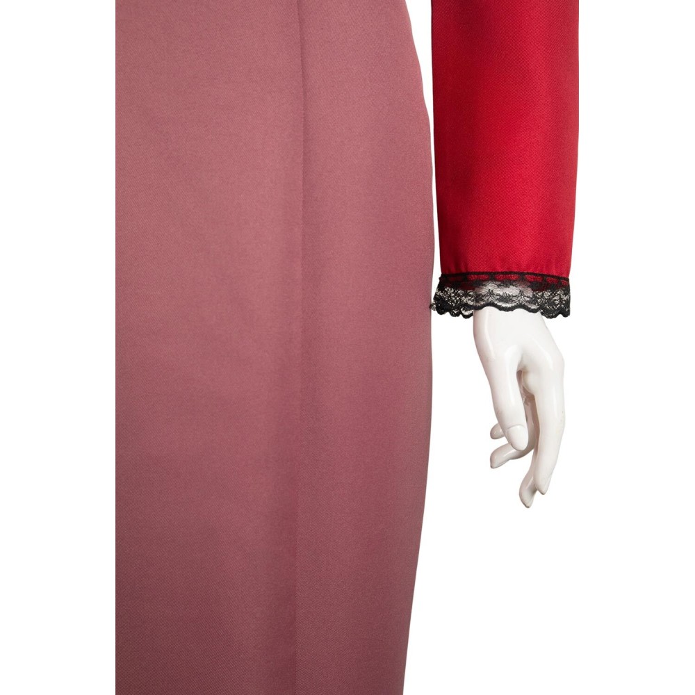 Hazbin Hotel Rosie Women Red Dress Suit Cosplay Costume Halloween Carnival Outfit