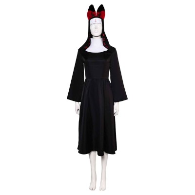 Hazbin Hotel Nun Alastor Dress With Hat Suit Cosplay Costume Halloween Carnival Outfit