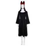 Hazbin Hotel Nun Alastor Dress With Hat Suit Cosplay Costume Halloween Carnival Outfit