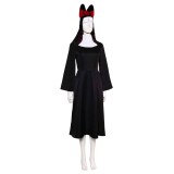 Hazbin Hotel Nun Alastor Dress With Hat Suit Cosplay Costume Halloween Carnival Outfit