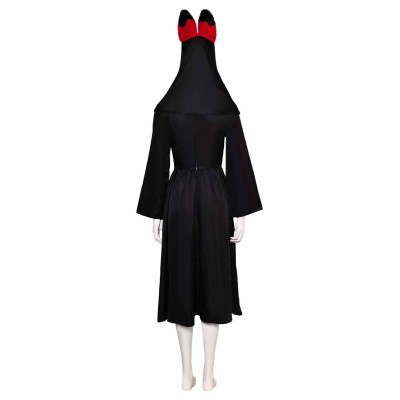 Hazbin Hotel Nun Alastor Dress With Hat Suit Cosplay Costume Halloween Carnival Outfit