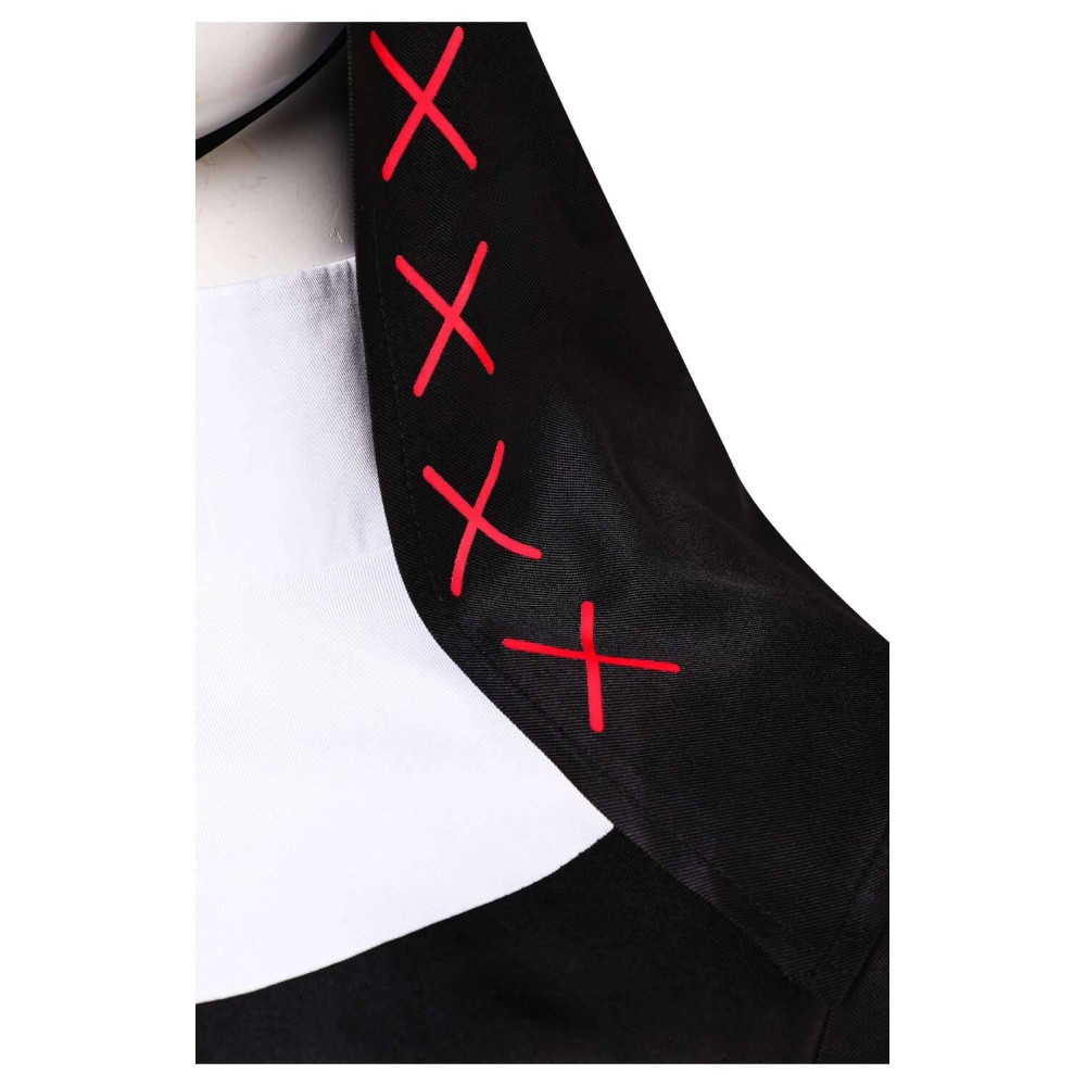 Hazbin Hotel Nun Alastor Dress With Hat Suit Cosplay Costume Halloween Carnival Outfit