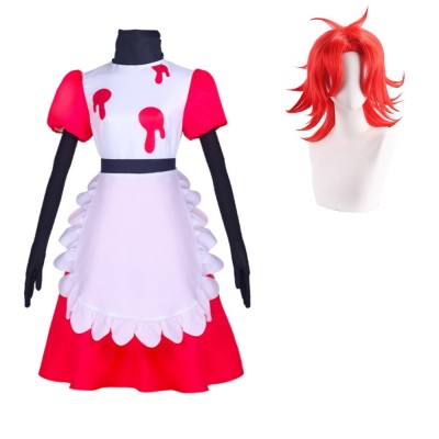 Hazbin Hotel Niffty Dress Full Set Suit Cosplay Costume Halloween Carnival Outfit