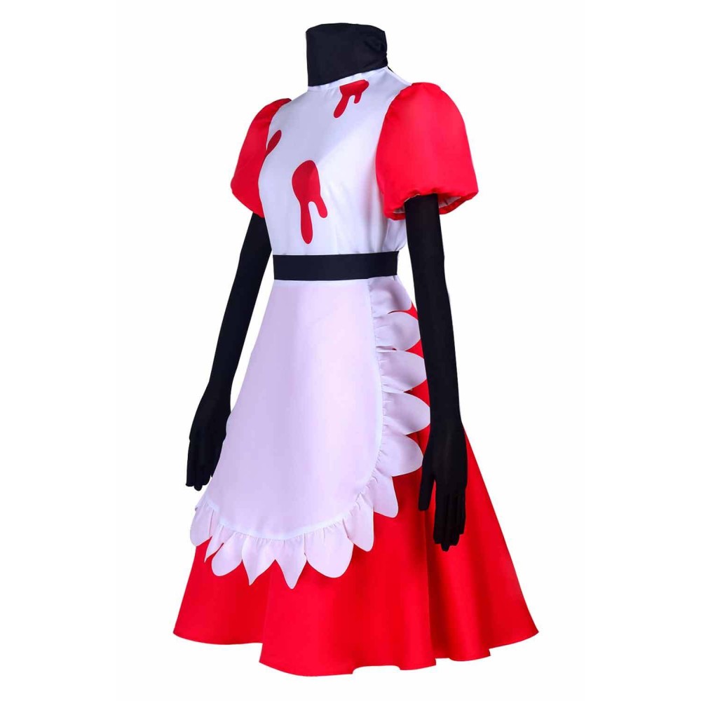 Hazbin Hotel Niffty Dress Full Set Suit Cosplay Costume Halloween Carnival Outfit