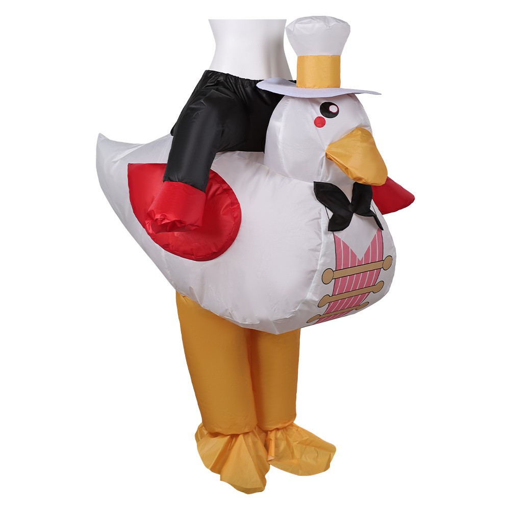 Hazbin Hotel Lucifer Rubber Duck Inflatable Suit Cosplay Costume Halloween Carnival Outfit