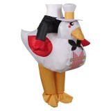 Hazbin Hotel Lucifer Rubber Duck Inflatable Suit Cosplay Costume Halloween Carnival Outfit