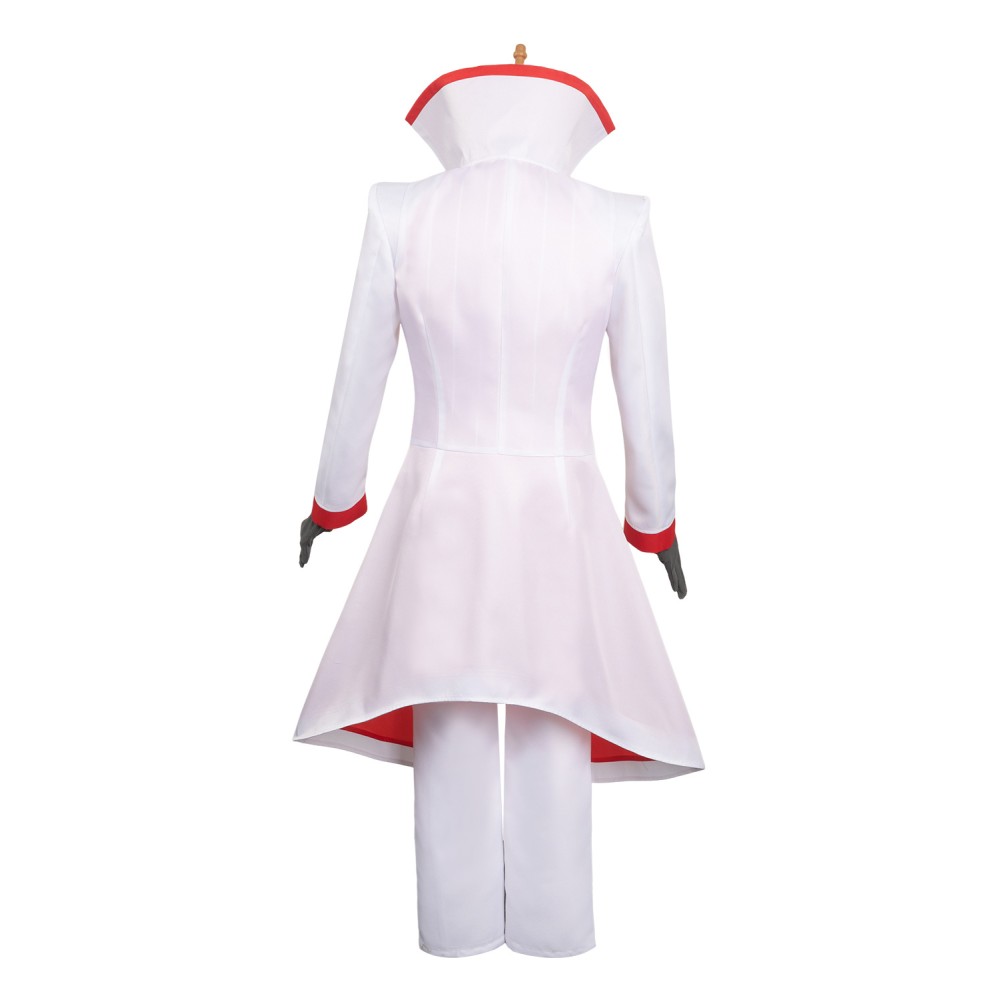 Hazbin Hotel Lucifer Morningstar Suit Cosplay Costume Halloween Carnival Outfit