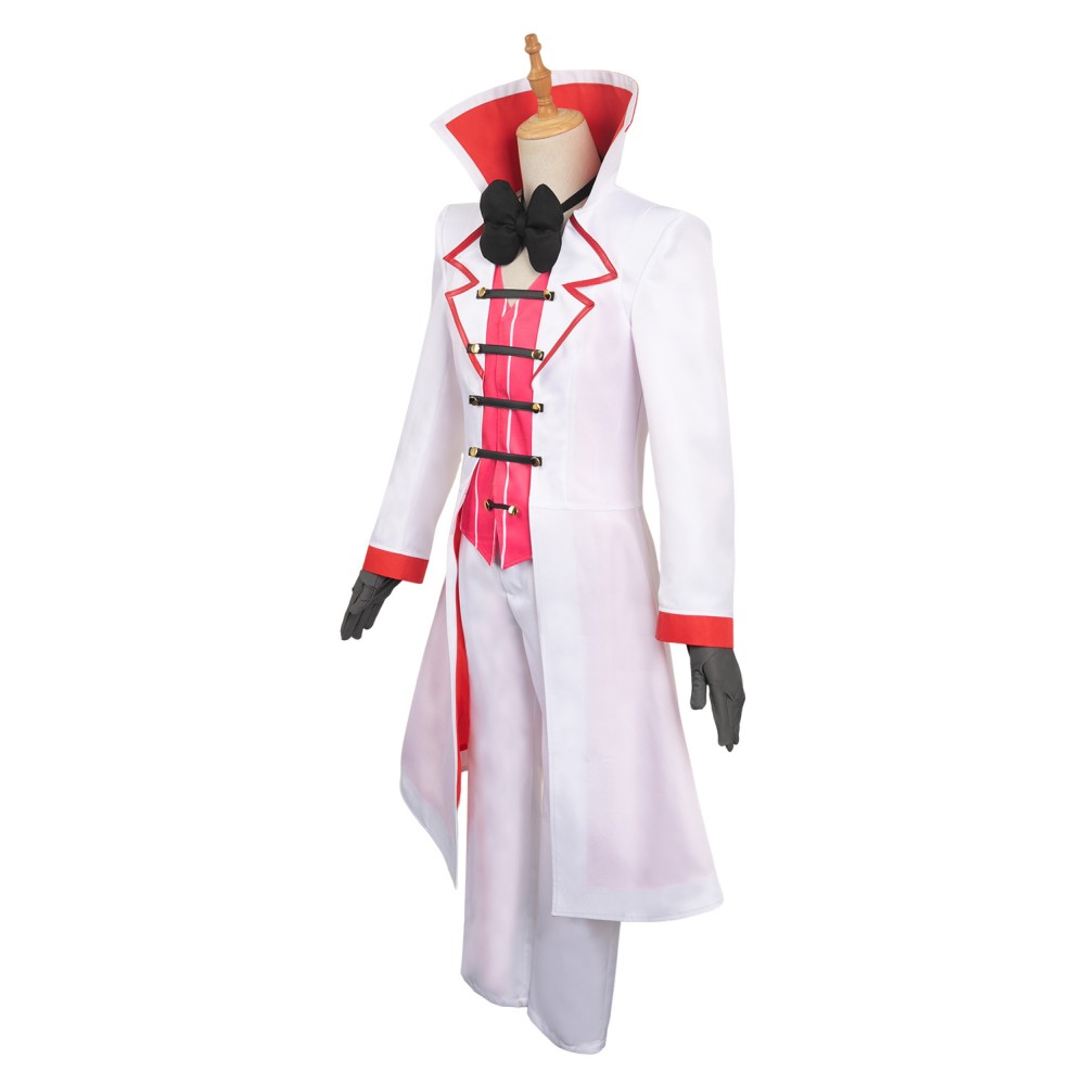 Hazbin Hotel Lucifer Morningstar Suit Cosplay Costume Halloween Carnival Outfit