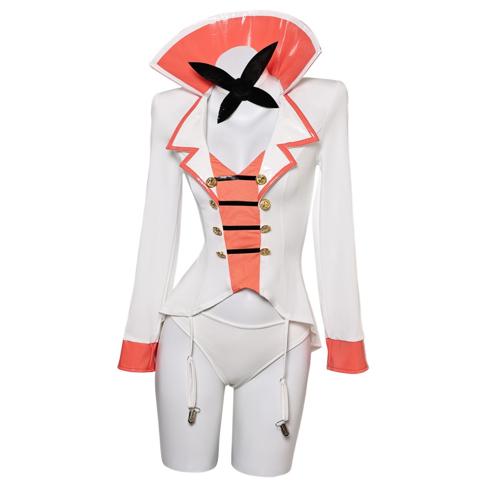 Hazbin Hotel Lucifer Morningstar Lingerie for Women Set Suit Cosplay Costume Halloween Carnival Outfit