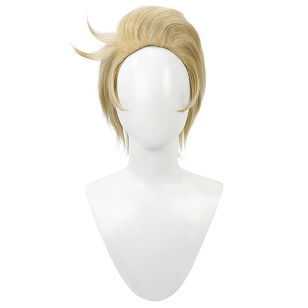 Hazbin Hotel Lucifer Morningstar Wig Heat Resistant Synthetic Hair Accessories Props Cosplay Costume Halloween Carnival