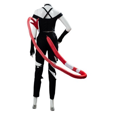 TV Hazbin Hotel 2024 Helluva Boss Millie With Tail Suit Cosplay Costume Halloween Carnival Outfit