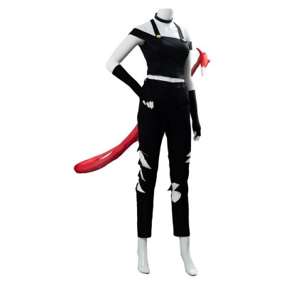 TV Hazbin Hotel 2024 Helluva Boss Millie With Tail Suit Cosplay Costume Halloween Carnival Outfit